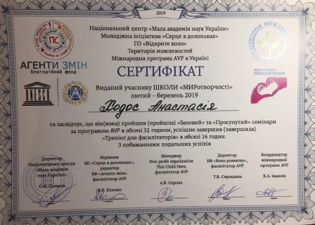 Тренінг для фасилітаторів