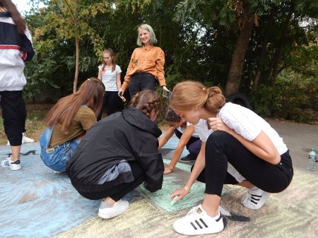 Конкурс малюнків на асфальті