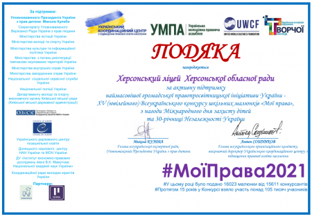 Подяка ліцею