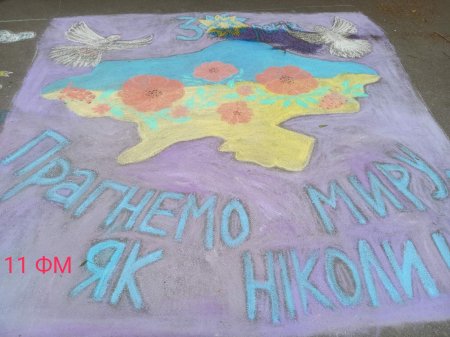 Конкурс малюнків на асфальті